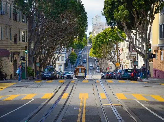 A street in San Francisco