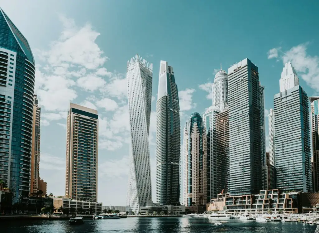 The Dubai skyline, where Bennett education consultants support relocating families